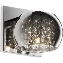Zuma Line Crystal lampada da parete 1×42 W cromo-fumé-cristallo W0076-01A-B5FZ